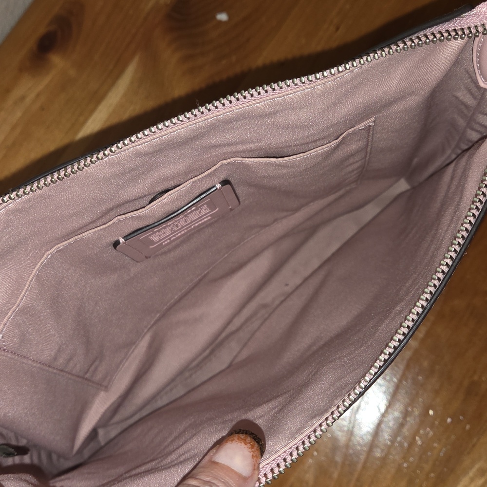 Coach Blush Pink Leather Crossbody Bag - Picture 7 of 11